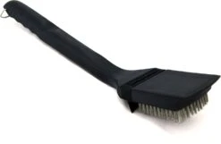 Broil King Holz Grillbürste 47cm Mit Edelstahlborsten + Spritzschutz -Party-Bbq 17025 Broil King Holz Grillbuerste 65225 4