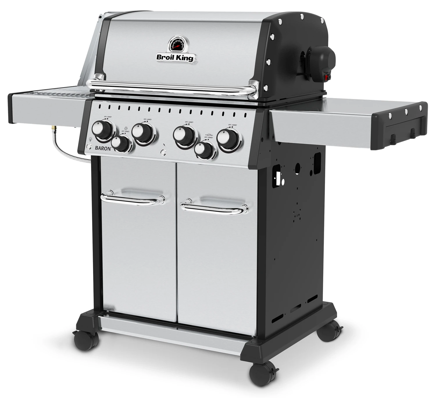 Broil King Baron S490 IR Gasgrill Inkl. Drehspieß + Infrarot-Seitenbrenner - Modell 2023 3 Broil King Baron S490 IR Gasgrill Inkl. Drehspieß + Infrarot-Seitenbrenner - Modell 2023 – Bild 3