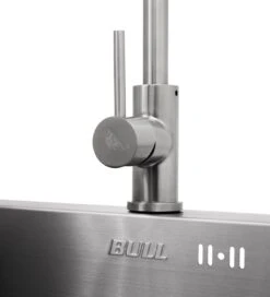 BULL Spülbecken Größe M (43x36x20cm) Inkl. Wasserhahn Für Warm/kalt -Party-Bbq 22281 Bull Spuele Wasserhahn