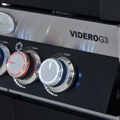 Rösle Gasgrill Videro G3 Schwarz - Modell 2023 Inkl. Abdeckhaube -Party-Bbq 25519 02 Gasgrill BBQ Station Videro G3 schwarz 50mbar