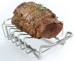 Broil King Spareribs Halter Und Bratenkorb -Party-Bbq 6687 Broil King Sparerib Bratengestell 6 3 1607696917