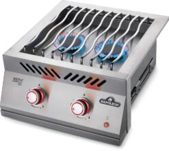 Napoleon 700-Series Einbau Doppel Seitenbrenner BIB18 Mit Safety Glow™ - Modell 2023 -Party-Bbq BIB18RT Napoleon Einbau Seitenbrenner 2 Brenner