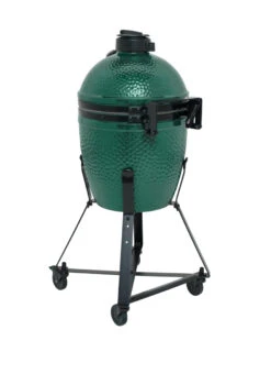 Big Green Egg Small Keramikgrill Starter - Paket -Party-Bbq Big Green Egg Small in Nest seitlich