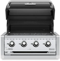 Broil King Regal 420 Black Einbaugrill - Grillfürst Deal Mit Zusätzlichen Edelstahl Grillrosten - Modell 2023 10 Broil King Regal 420 Black Einbaugrill - Grillfürst Deal Mit Zusätzlichen Edelstahl Grillrosten - Modell 2023 -Party-Bbq Broil King Einbaugrill 985652 Regal 420 Deckel offen