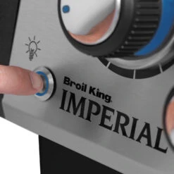 Broil King Imperial 590 IR Black Gasgrill - Modell 2023 - SMART Deal Inkl. Grillfürst Grill Control -Party-Bbq Broil King Imperial 590 IR Beleuchtung Knopf