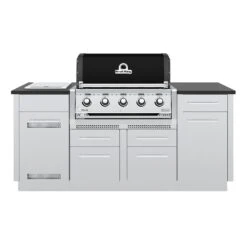 Broil King Regal 520 Black Einbaugrill - Modell 2023 -Party-Bbq Broil King Regal 520 Einbaubeispiel 02