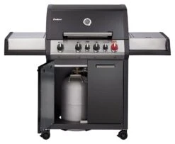 Enders Gasgrill Monroe Black Pro 4 IK Turbo -Party-Bbq Enders Gasgrill Monroe Black Pro 4 IK Turbo Unterschrank