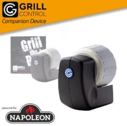 Napoleon Prestige Pro 825-3 Edelstahl Gasgrill Inkl. Drehspieß Und Bodenbeleuchtung - Modell 2023 - SMART Deal Inkl. Grillfürst Grill Control Mit Companion Device Und Einstichthermometer -Party-Bbq Grill Control Smart Grill Companion Device Napoleon 1