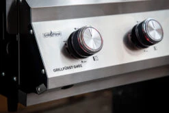 Grillfürst G401E 4-Brenner Einbaugrill - Eintracht Frankfurt Edition - Edelstahlroste -Party-Bbq Grillfuerst Eintracht Frankfurt Gasgrill Drehregler 1