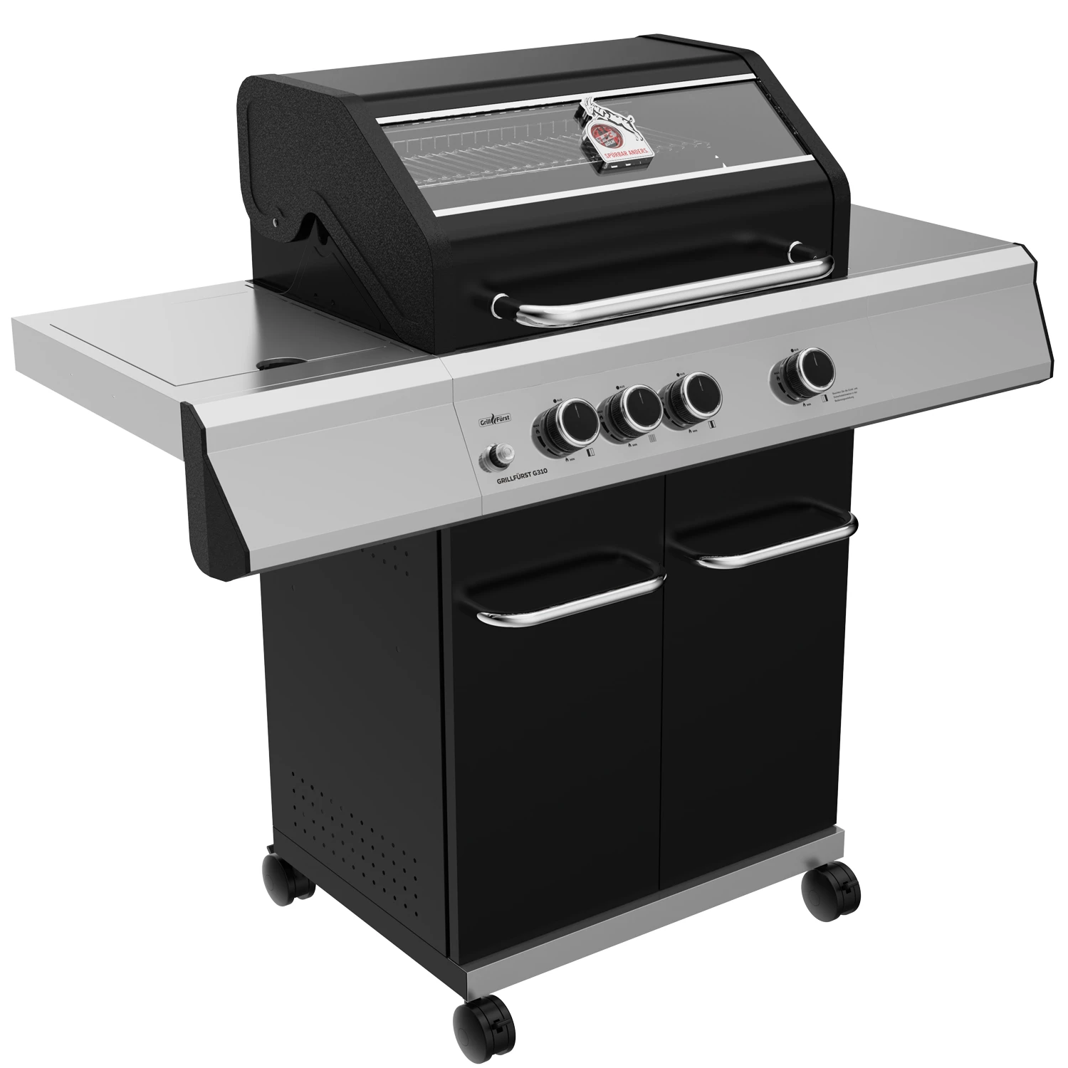 Grillfürst G310E 3-Brenner Gasgrill - 1. FC Köln Edition - Edelstahlroste 3 Grillfürst G310E 3-Brenner Gasgrill - 1. FC Köln Edition - Edelstahlroste – Bild 3