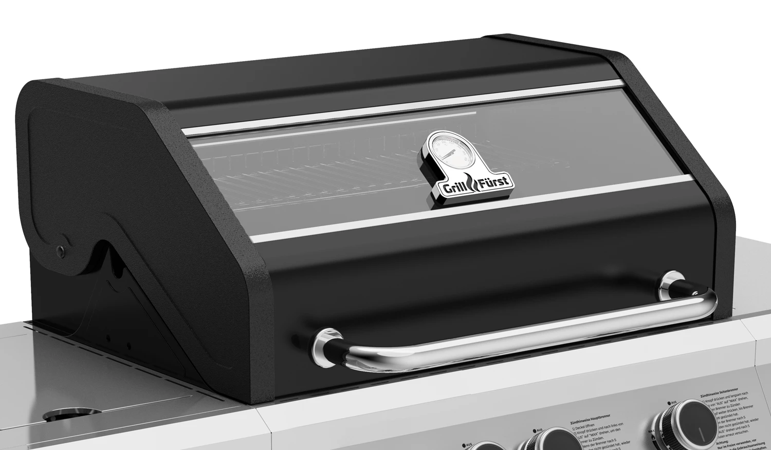 Grillfürst G310E 3-Brenner Gasgrill Mit Hochtemperaturbrenner Und Edelstahl Rosten 3 Grillfürst G310E 3-Brenner Gasgrill Mit Hochtemperaturbrenner Und Edelstahl Rosten – Bild 3