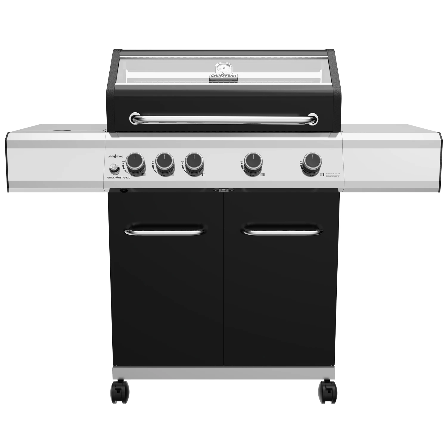 Grillfürst G410G 4-Brenner Gasgrill Mit Hochtemperaturbrenner Und Gusseisen Rosten - X-DEAL Inkl. Zubehörpaket 1 Grillfürst G410G 4-Brenner Gasgrill Mit Hochtemperaturbrenner Und Gusseisen Rosten - X-DEAL Inkl. Zubehörpaket