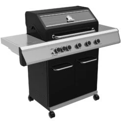 Grillfürst G510G 5-Brenner Gasgrill Mit Hochtemperaturbrenner Und Gusseisen Rosten