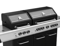 Grillfürst G750E 7-Brenner Doppelkammer - Gasgrill Mit Hochtemperaturbrenner, Seitenkocher, Heckbrenner Und Edelstahl Rosten -Party-Bbq Grillfuerst Gasgrill Premium G750G Doppelkammer Gasgrill Garraum 2 1674134371