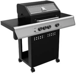 Grillfürst S330G 3-Brenner Gasgrill Mit Seitenkocher Und Gusseisen Rosten - Inkl. Gasgrill Einsteigerpaket -Party-Bbq Grillfuerst S 330 Gasgrill Seitenkocher Gussroste seite