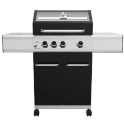 Grillfürst G310E 3-Brenner Gasgrill - 1. FC Köln Edition - Edelstahlroste