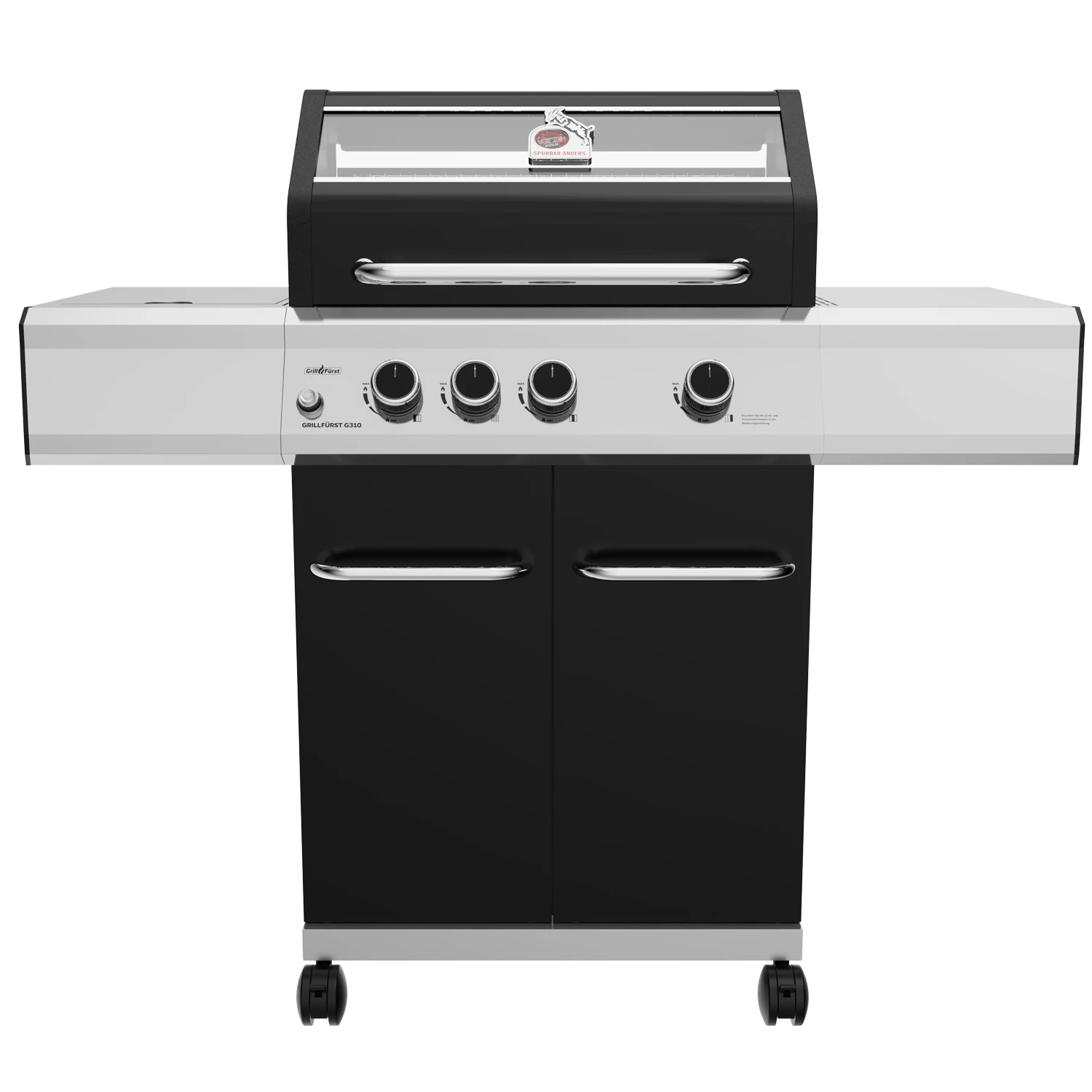 Grillfürst G310E 3-Brenner Gasgrill - 1. FC Köln Edition - Edelstahlroste 1 Grillfürst G310E 3-Brenner Gasgrill - 1. FC Köln Edition - Edelstahlroste