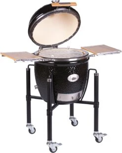 Monolith Grill CLASSIC PRO-Serie 2.0 Schwarz - MIT Gestell Und Seitentischen -Party-Bbq Monolith Keramik Grill Classic PRO Serie 2 0 121001 black 5