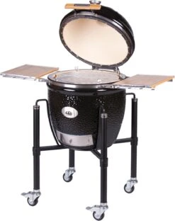 Monolith Grill CLASSIC BBQ GURU - PRO-Serie 2.0 Schwarz - MIT Gestell Und Seitentischen - Inkl. UltraQ Controller Set -Party-Bbq Monolith Keramik Grill Classic PRO Serie 2 0 129001 black 6 2