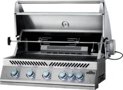 Napoleon 700-Series 38" BIG38 Edelstahl Einbaugrill Inkl. Drehspieß - Modell 2023 -Party-Bbq Napoleon Einbaugrill 700 Series BIG38 Drehspiess Forken