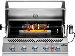 Napoleon 700-Series 38" BIG38 Edelstahl Einbaugrill Inkl. Drehspieß - Modell 2023 -Party-Bbq Napoleon Einbaugrill 700 Series BIG38 Edelstahl Rotisserie Schaschlik
