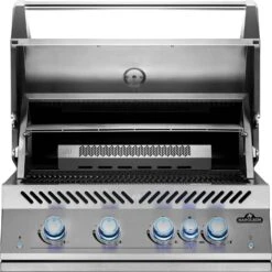Napoleon 700-Series 32" BIG32 Edelstahl Einbaugrill Inkl. Drehspieß - Modell 2023 20 Napoleon 700-Series 32" BIG32 Edelstahl Einbaugrill Inkl. Drehspieß - Modell 2023 -Party-Bbq Napoleon Einbaugrill BIG32 Warmhalterost Edelstahl hinten