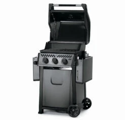 Napoleon Freestyle 365 Gasgrill, Graphit - Modell 2023 - X-DEAL Inkl. Drehspiess -Party-Bbq Napoleon Freestyle 365 Gasgrill Seite Deckel offen