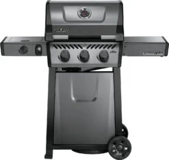 Napoleon Freestyle 365 Gasgrill, Graphit - Mit Seitenbrenner - Modell 2023 - X-DEAL Inkl. Drehspiess