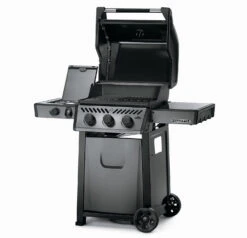 Napoleon Freestyle 365 Gasgrill, Graphit - Mit Seitenbrenner - Modell 2023 -Party-Bbq Napoleon Freestyle 365 SB Seitenkocher offen