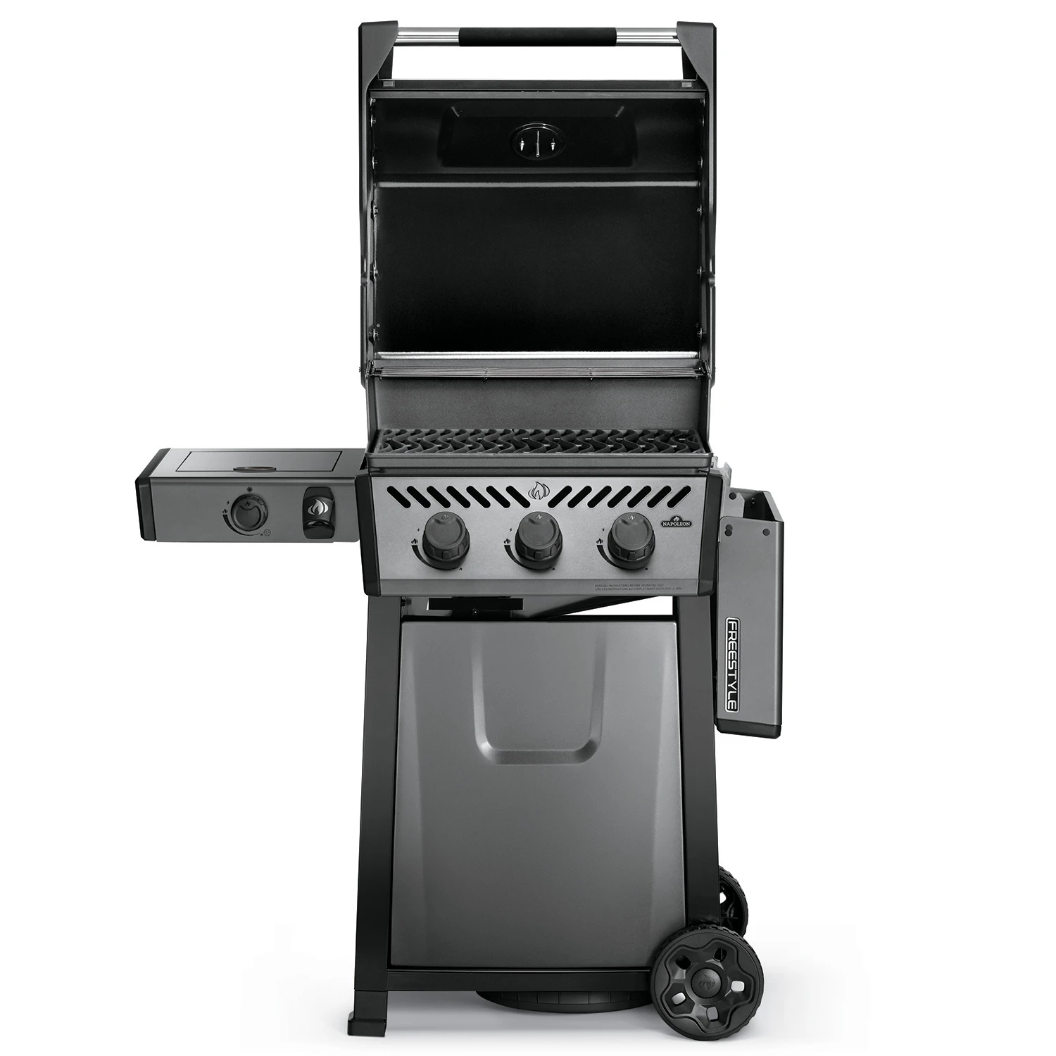 Napoleon Freestyle 365 Gasgrill, Graphit - Mit Seitenbrenner - Modell 2023 - X-DEAL Inkl. Abdeckhaube Und Gussplatte 3 Napoleon Freestyle 365 Gasgrill, Graphit - Mit Seitenbrenner - Modell 2023 - X-DEAL Inkl. Abdeckhaube Und Gussplatte – Bild 3