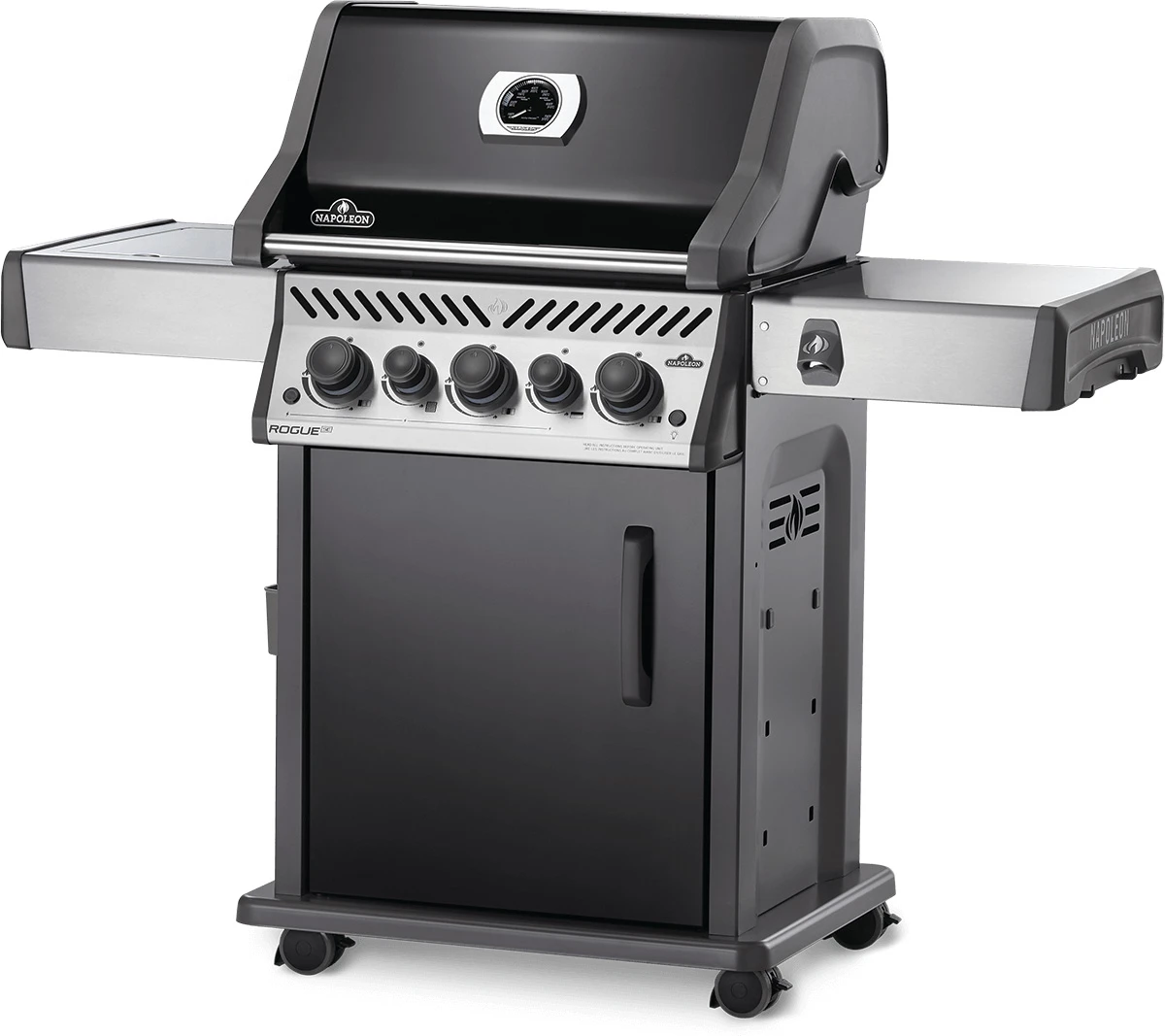 Napoleon Rogue SE 425 Gasgrill, Schwarz Mit Gussrosten - Hero Modell 2023 Inkl. Drehspieß - SMART Deal Inkl. Grillfürst Grill Control 3 Napoleon Rogue SE 425 Gasgrill, Schwarz Mit Gussrosten - Hero Modell 2023 Inkl. Drehspieß - SMART Deal Inkl. Grillfürst Grill Control – Bild 3