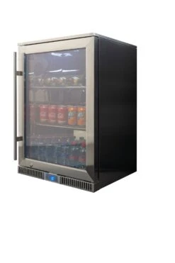 Napoleon Outdoor - Kühlschrank, 135 Liter, Rechtsdrehende Tür Mit Doppelverglasung Und LED Beleuchtung - Wasserdicht Nach IP24 -Party-Bbq Napoleon Kuehlschrank Outdoor