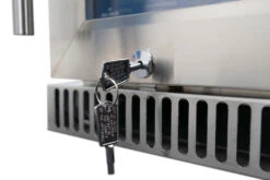 Napoleon Outdoor - Kühlschrank, 135 Liter, Rechtsdrehende Tür Mit Doppelverglasung Und LED Beleuchtung - Wasserdicht Nach IP24 -Party-Bbq Napoleon Kuehlschrank abschliessbar NFR135ORGL