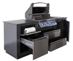 Napoleon Outdoor Küche Oasis Compact 105 Mit Prestige 500 Einbaugrill Und Einbau Sizzle Zone - Inkl. Arbeitsplatte Aus Feinsteinzeug -Party-Bbq Napoleon Oasis Compact P500 Kuechenrollenhalter Muelleimerschrank 3 1678963773