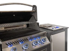 Napoleon Outdoor Küche Oasis Compact 105 Mit Prestige 500 Einbaugrill Und Einbau Sizzle Zone - Inkl. Arbeitsplatte Aus Feinsteinzeug -Party-Bbq Napoleon Oasis Compact P500 mit Sizzle Zone Seitenbrenner Set
