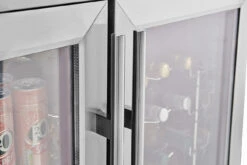 Napoleon Outdoor - Kühlschrank, 210 Liter, 2-türig Mit Doppelverglasung Und LED Beleuchtung - Wasserdicht Nach IP24 -Party-Bbq Napoleon Outdoor Kueche Kuehlschrank Griffe