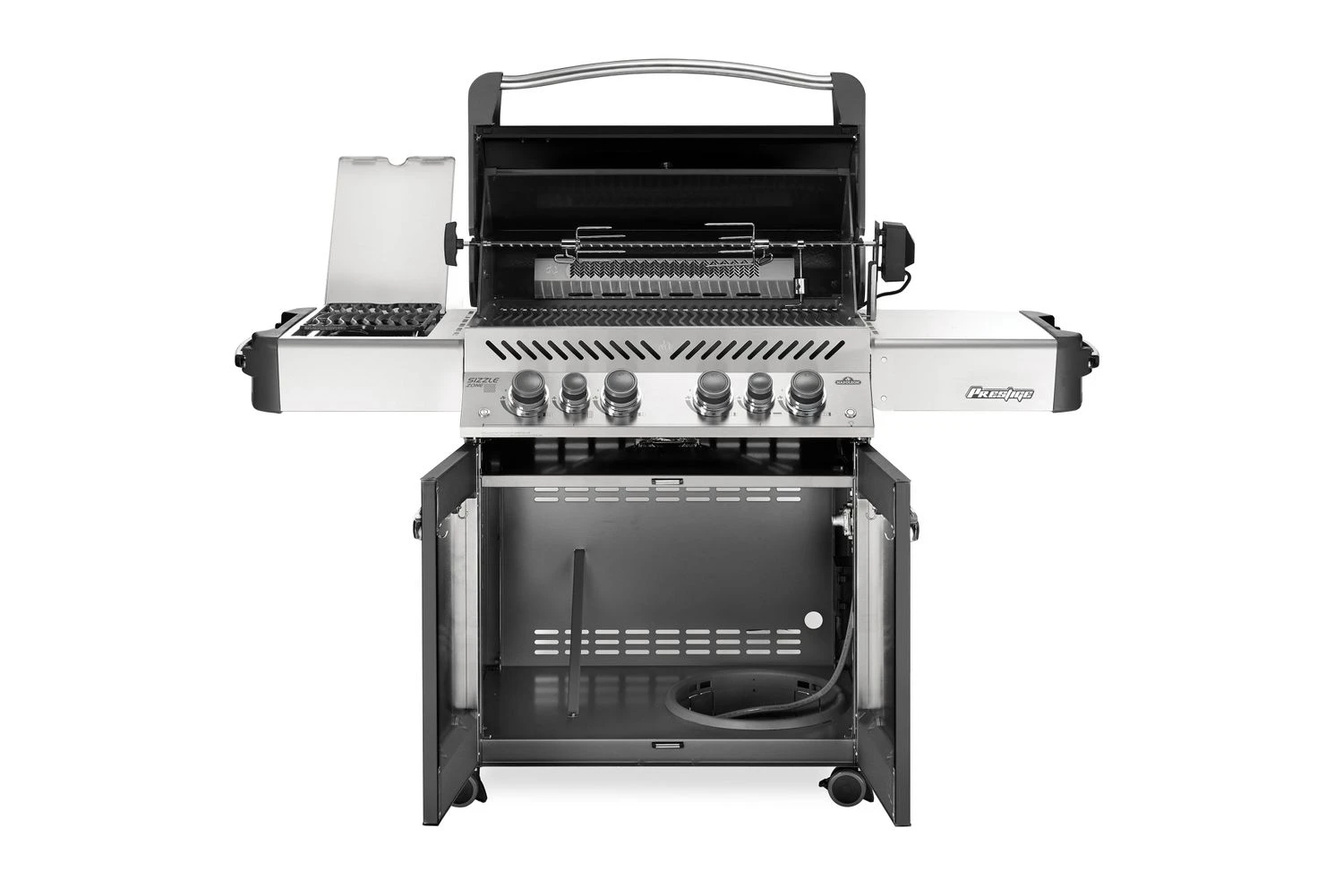 Napoleon Prestige 500 Gasgrill, Charcoal Grau - Mit Safety Glow - X-DEAL Inkl. Grillthermometer, Schneidebrett Und Windschild Für SIZZLE ZONE 3 Napoleon Prestige 500 Gasgrill, Charcoal Grau - Mit Safety Glow - X-DEAL Inkl. Grillthermometer, Schneidebrett Und Windschild Für SIZZLE ZONE – Bild 3