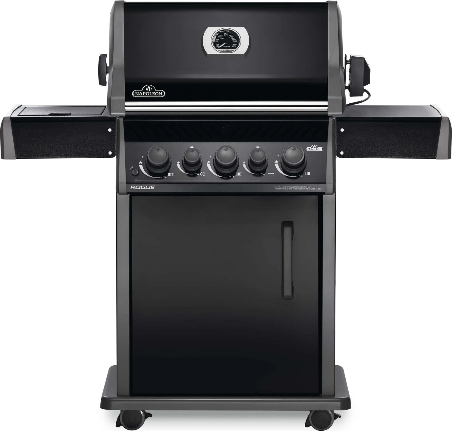 Napoleon Rogue 425 Gasgrill - All Black - Mit Seitenbrenner - Hero Modell 2023 Mit Heckbrenner Inkl. Drehspieß Und Abdeckhaube 1 Napoleon Rogue 425 Gasgrill - All Black - Mit Seitenbrenner - Hero Modell 2023 Mit Heckbrenner Inkl. Drehspieß Und Abdeckhaube