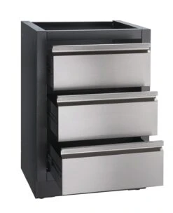 Napoleon Luxus Outdoor Küche Oasis 400 Mit Prestige Pro 825 Edelstahl Einbaugrill Ohne Vordefinierte Arbeitsplatte -Party-Bbq Napoleon Schubladenschrank Oasis 3 er 2