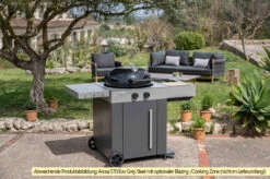 Outdoorchef Gas Kugelgrill Arosa 570 G Evo Grey Steel -Party-Bbq Outdoorchef Arosa 570 G Evo Grey Steel Blazing Zone optional