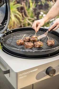 Outdoorchef Gas Kugelgrill Arosa 570 G Evo Grey Steel -Party-Bbq Outdoorchef Arosa 570 G Evo Grey Steel indirekt Grillen