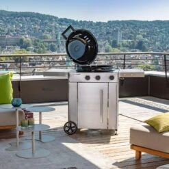 Outdoorchef Gas Kugelgrill Arosa 570 G Premium Steel Inkl. Seitenkocher -Party-Bbq Outdoorchef Arosa Premium Steel mood 1
