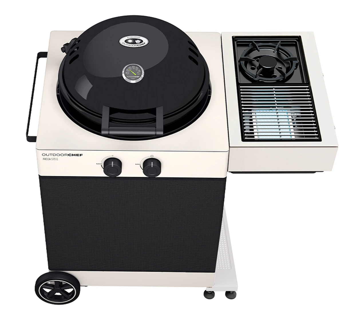 Outdoorchef Gas Kugelgrill Arosa 570 G Tex Inkl. Blazing Zone + Cooking Zone 1 Outdoorchef Gas Kugelgrill Arosa 570 G Tex Inkl. Blazing Zone + Cooking Zone