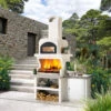 Palazzetti Grillkamin Capri 3 Mit Backofen Und Gusseisentür - Inkl. Montagematerial