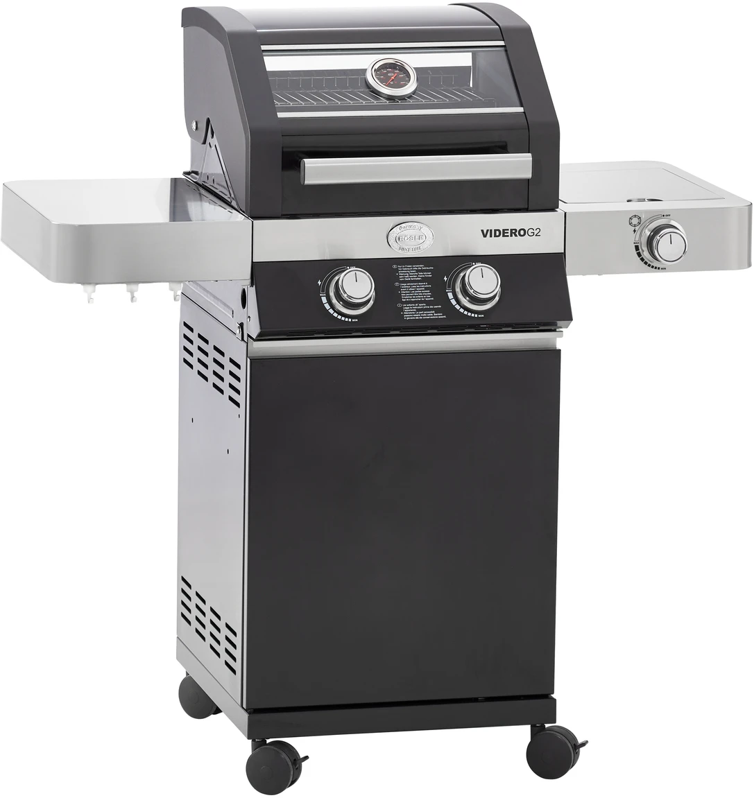 Rösle Gasgrill Videro G2 Schwarz - Modell 2022 Inkl. Abdeckhaube 1 Rösle Gasgrill Videro G2 Schwarz - Modell 2022 Inkl. Abdeckhaube