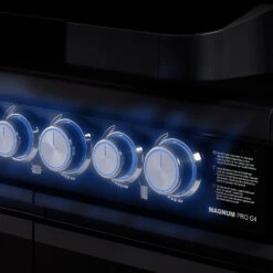 Rösle Gasgrill Magnum PRO G4-S - X-DEAL Inkl. Abdeckhaube Und Gusseisen Grillplatte - Modell 2023 -Party-Bbq Roesle Magnum Pro G4 S Drehregler beleuchtet 2