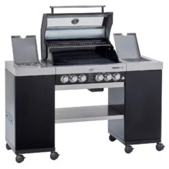 Rösle Gasgrill Videro G4-SL VARIO+ Schwarz - Modell 2022 -Party-Bbq Roesle Videro BBQ Island G4 Sl 25535 04