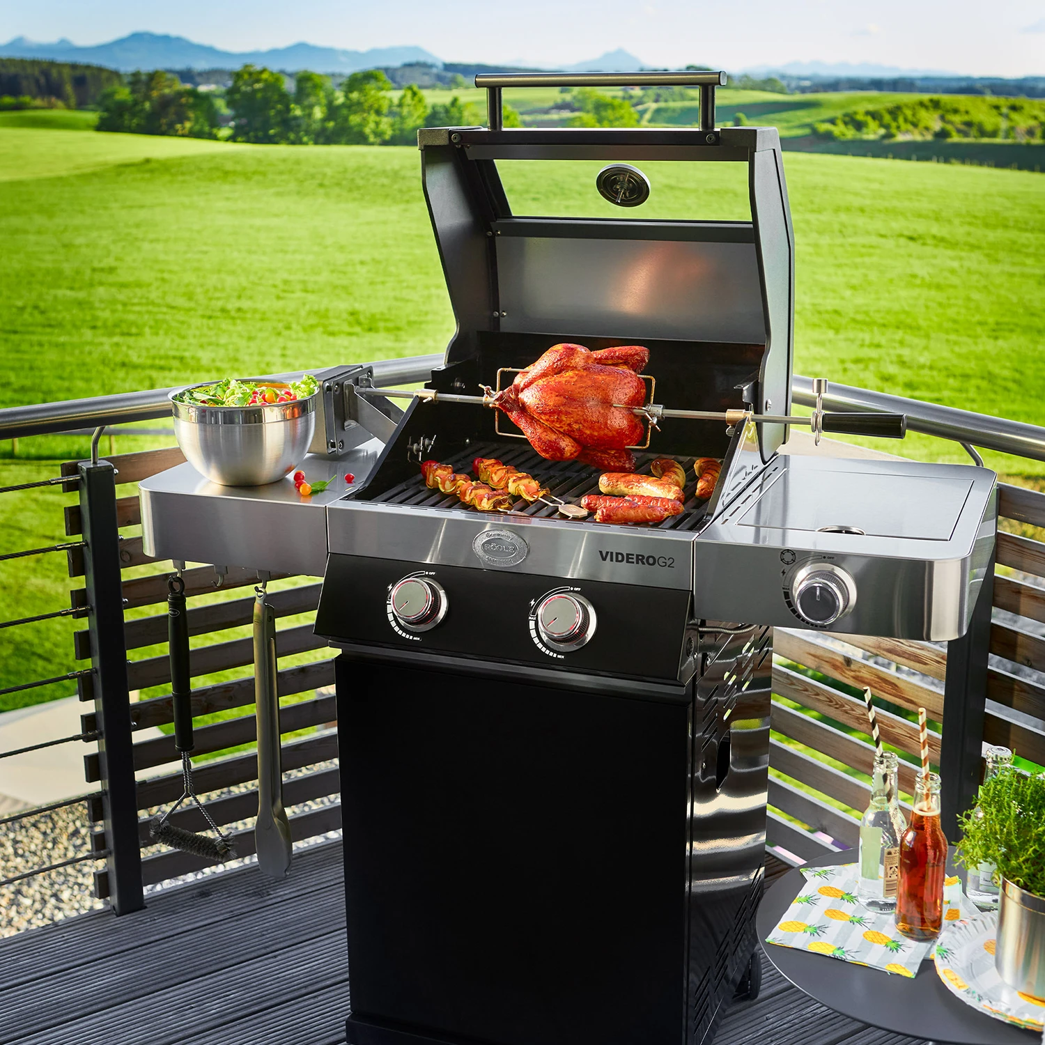 Rösle Gasgrill Videro G2 Schwarz - Modell 2022 Inkl. Abdeckhaube 9 Rösle Gasgrill Videro G2 Schwarz - Modell 2022 Inkl. Abdeckhaube – Bild 9
