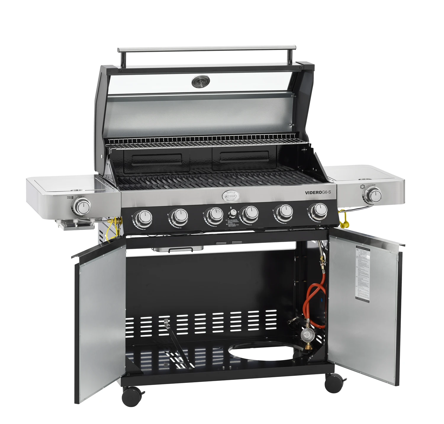 Rösle Gasgrill Videro G6-S VARIO+ Schwarz - Modell 2023 - SMART Deal Inkl. Grillfürst Grill Control + Abdeckhaube Und Grillplatte 7 Rösle Gasgrill Videro G6-S VARIO+ Schwarz - Modell 2023 - SMART Deal Inkl. Grillfürst Grill Control + Abdeckhaube Und Grillplatte – Bild 7