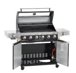 Rösle Gasgrill Videro G6-S VARIO+ Schwarz - Modell 2023 - Inkl. Abdeckhaube -Party-Bbq Roesle Videro G6 S Vario schwarz 25527 Unterschrank 5